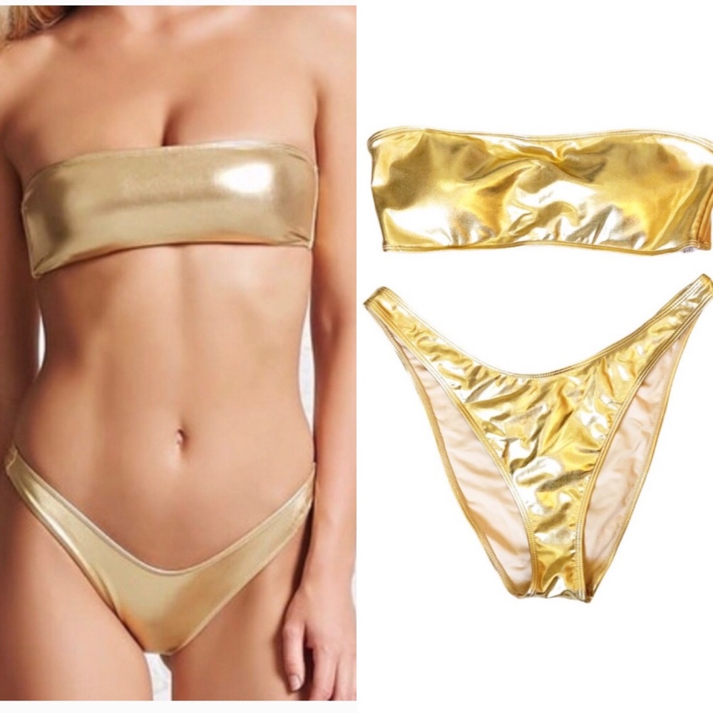 Forever 21 Gold Cabo San Lucas Bikini